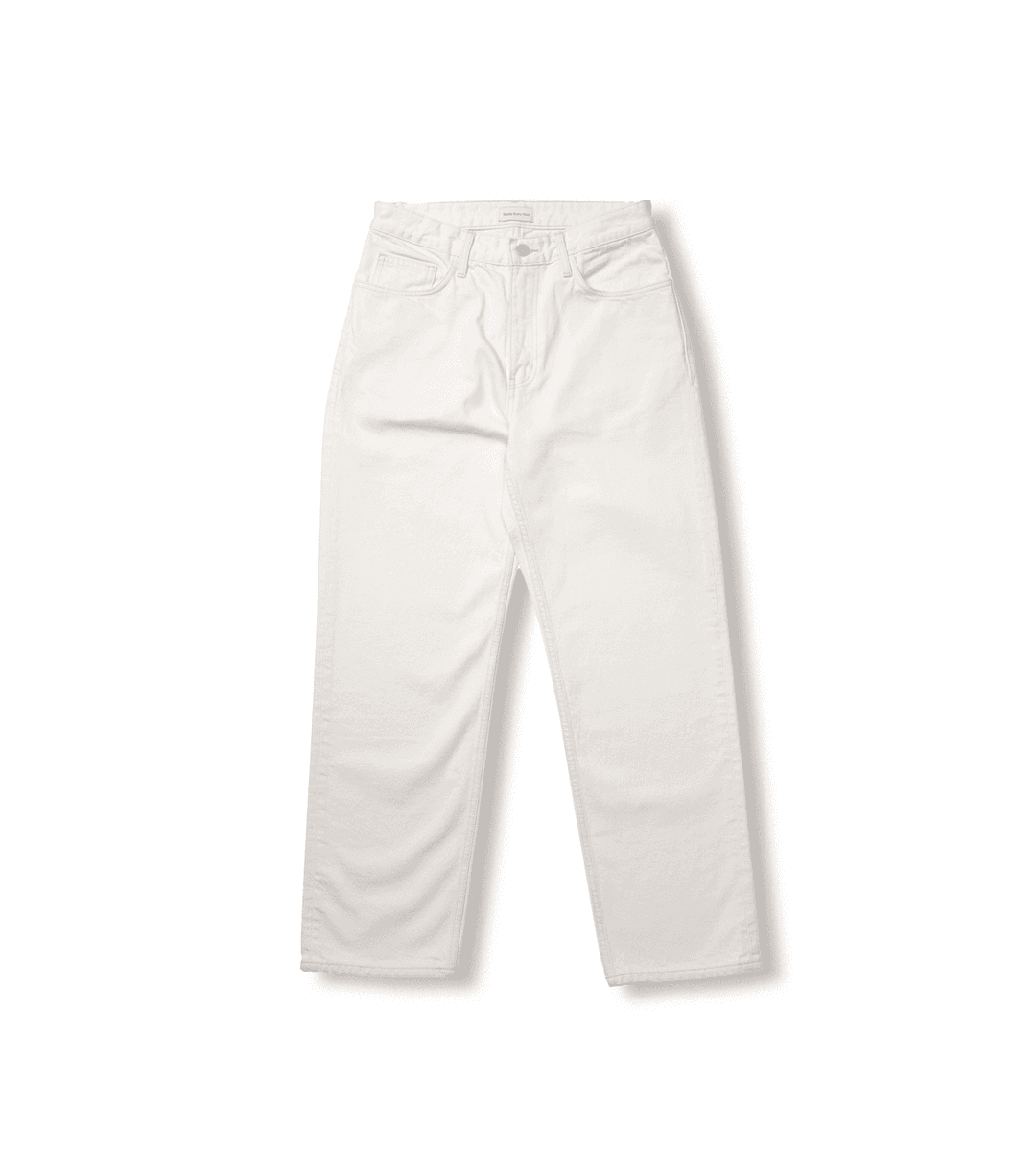 레귤러 스트레이트 데님 팬츠 (에크루)