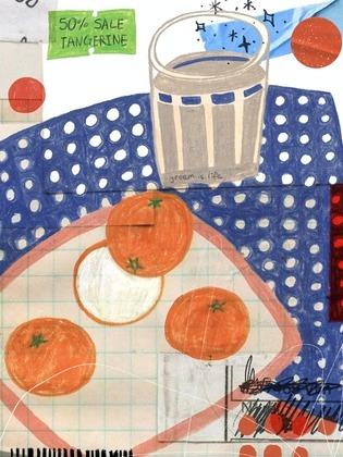 비아01 달콤귤 폰케이스(카드포켓형)+스마트톡