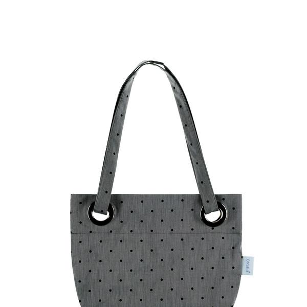 [6월 2일 출고] 2-WAY ROUND BAG (DOT GREY)