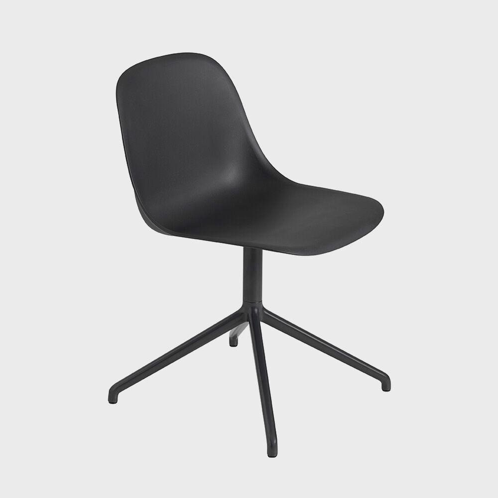 [MUUTO] Fiber Side Chair SWB w.Return Black (예약주문)
