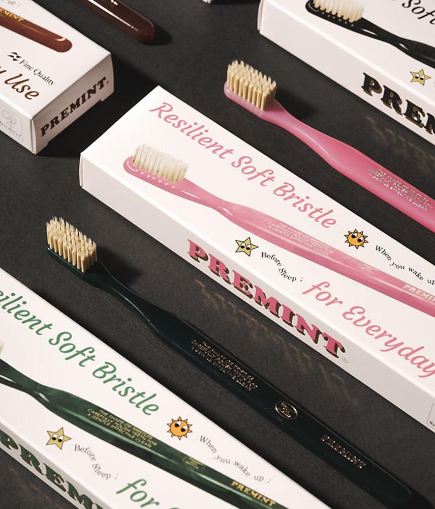 프레민트 고급 부드러운 잇몸 어금니 치석제거 미세모 칫솔 추천 7color