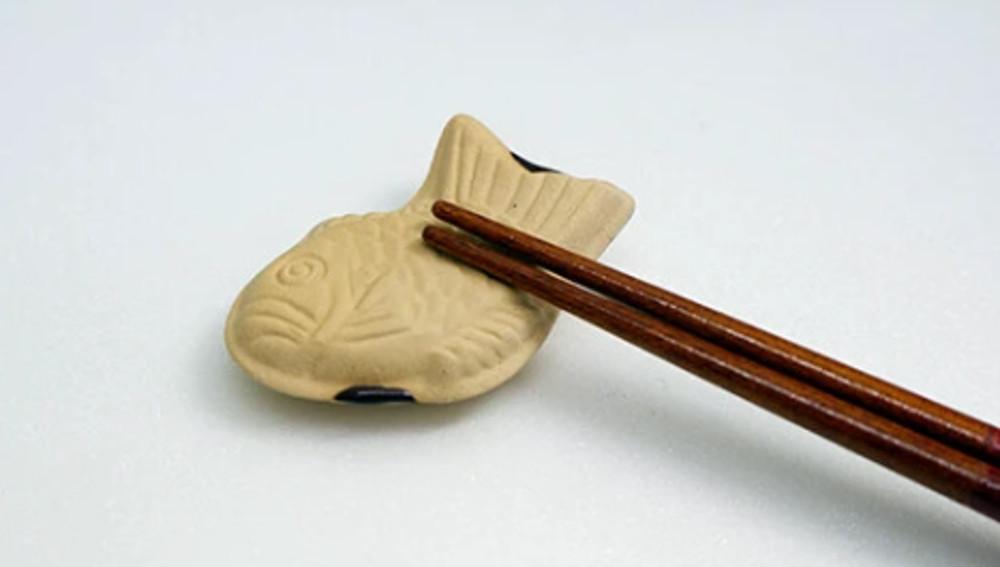 붕어빵 일본 도자기 수저 받침 젓가락 받침대