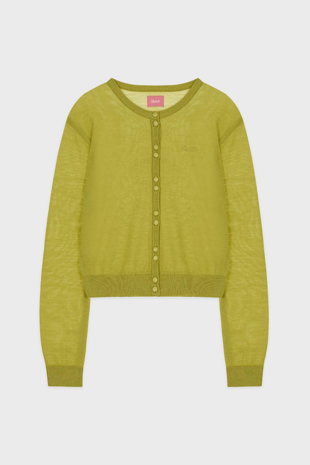 Double Button Cardigan (Green)