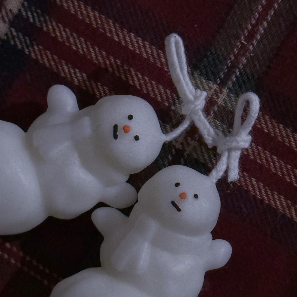 어쩔 눈사람 미니 캔들 크리스마스 소품 연말선물