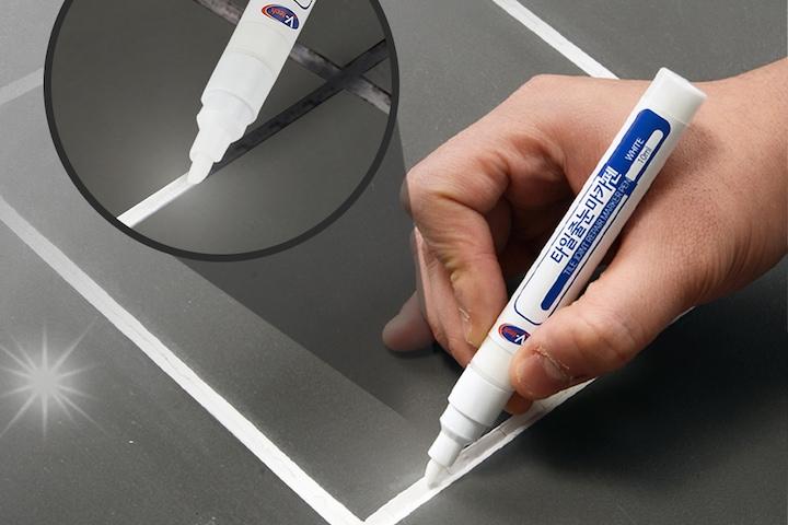 셀프시공 욕실 타일 줄눈 보수제 마카펜