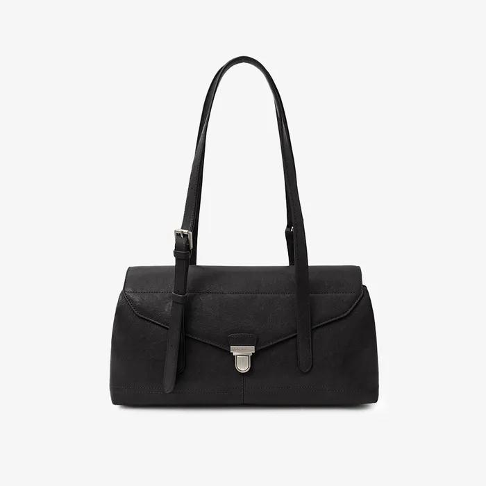 [2차]시크라 와이드 플랩 숄더_BLACK