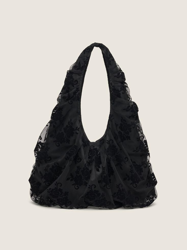 [EQL단독] Mia Lace Bag (Black)