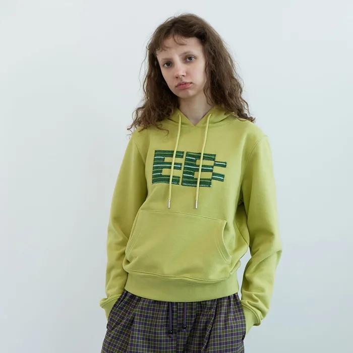 [11/27(목) 예약배송] 픽셀 로고 클럼피 후디 (Lime)