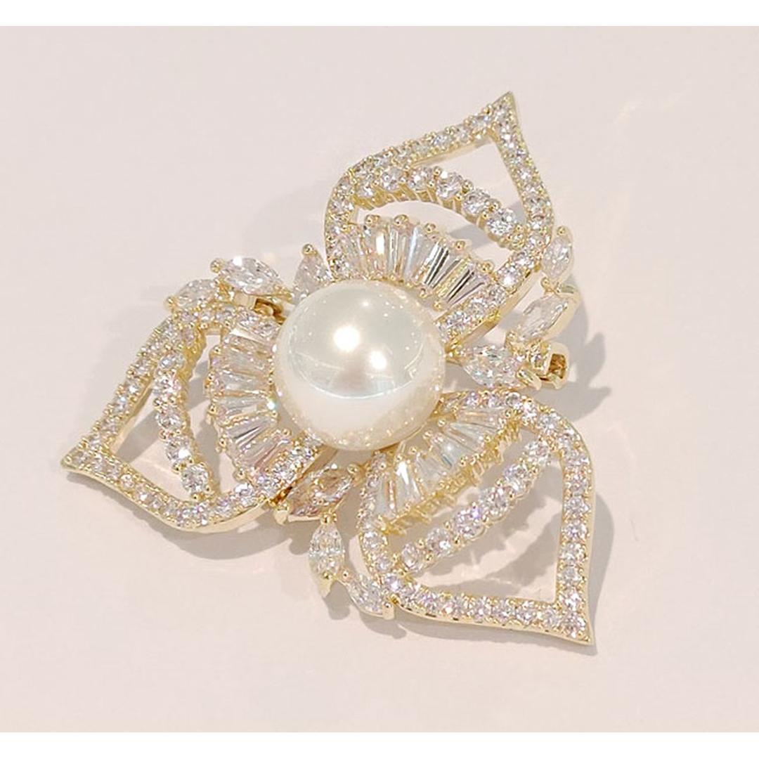[현대백화점] [JJQUEEN] 제이크 크리스탈 진주 브로치 BR531