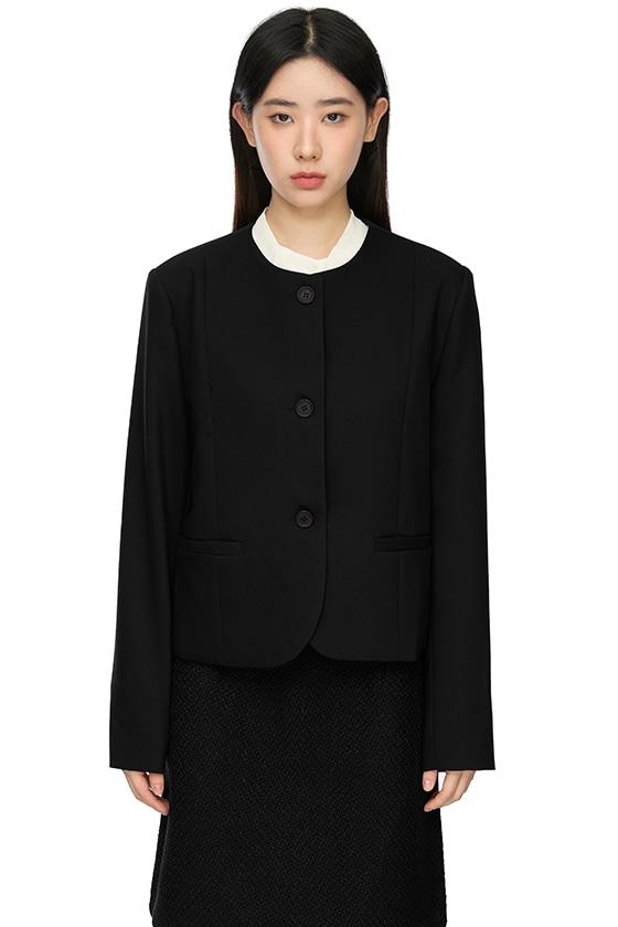 피버 라운드넥 블레이저