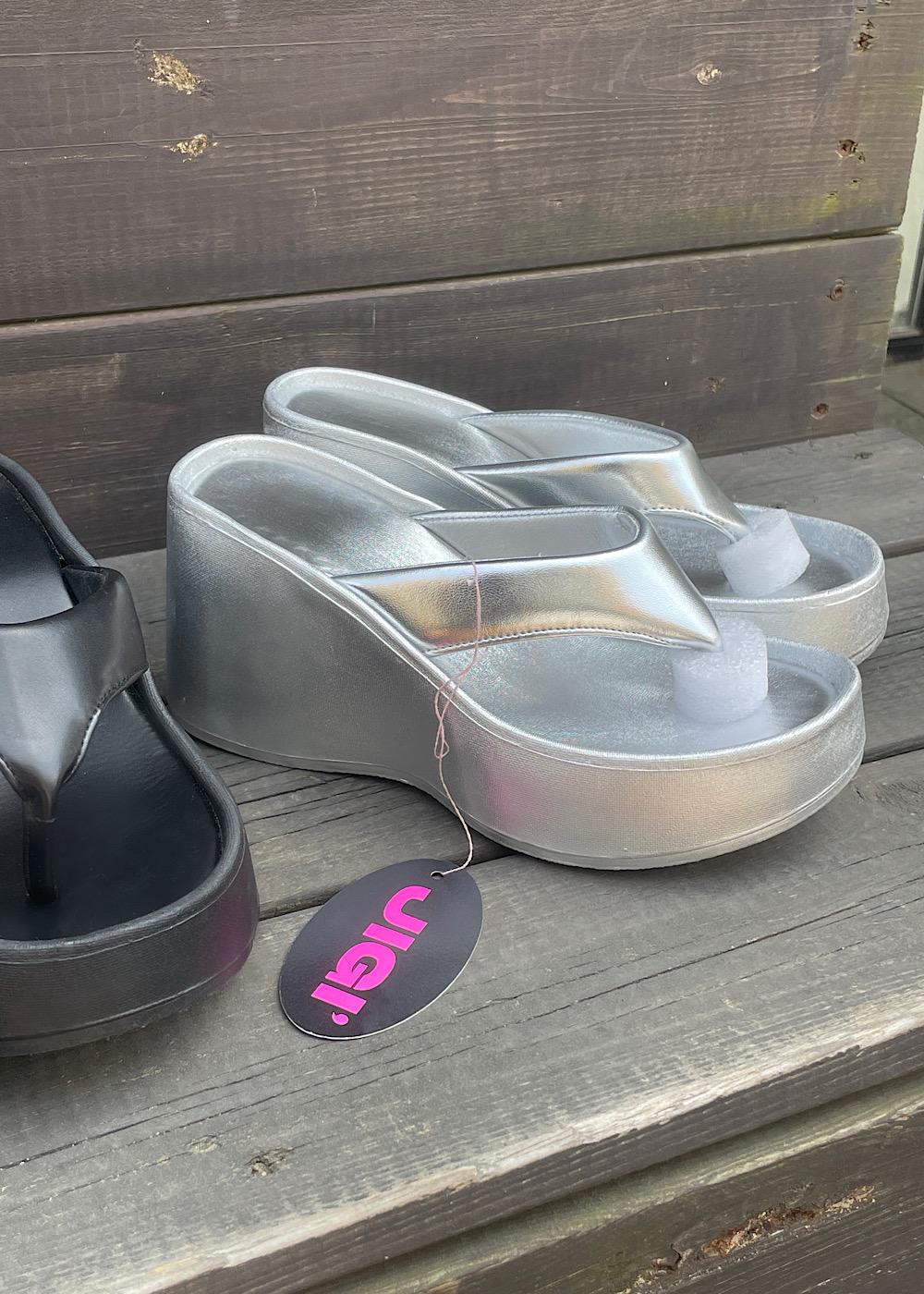 (새상품) platform flip flops