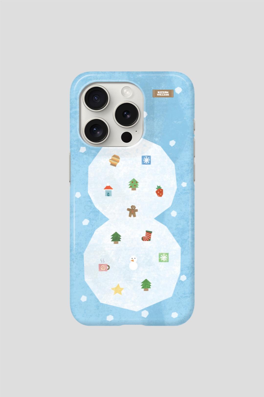 SNOWMAN case (glossy hard)