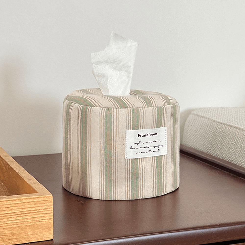 프렌치 스트라이프 휴지 케이스