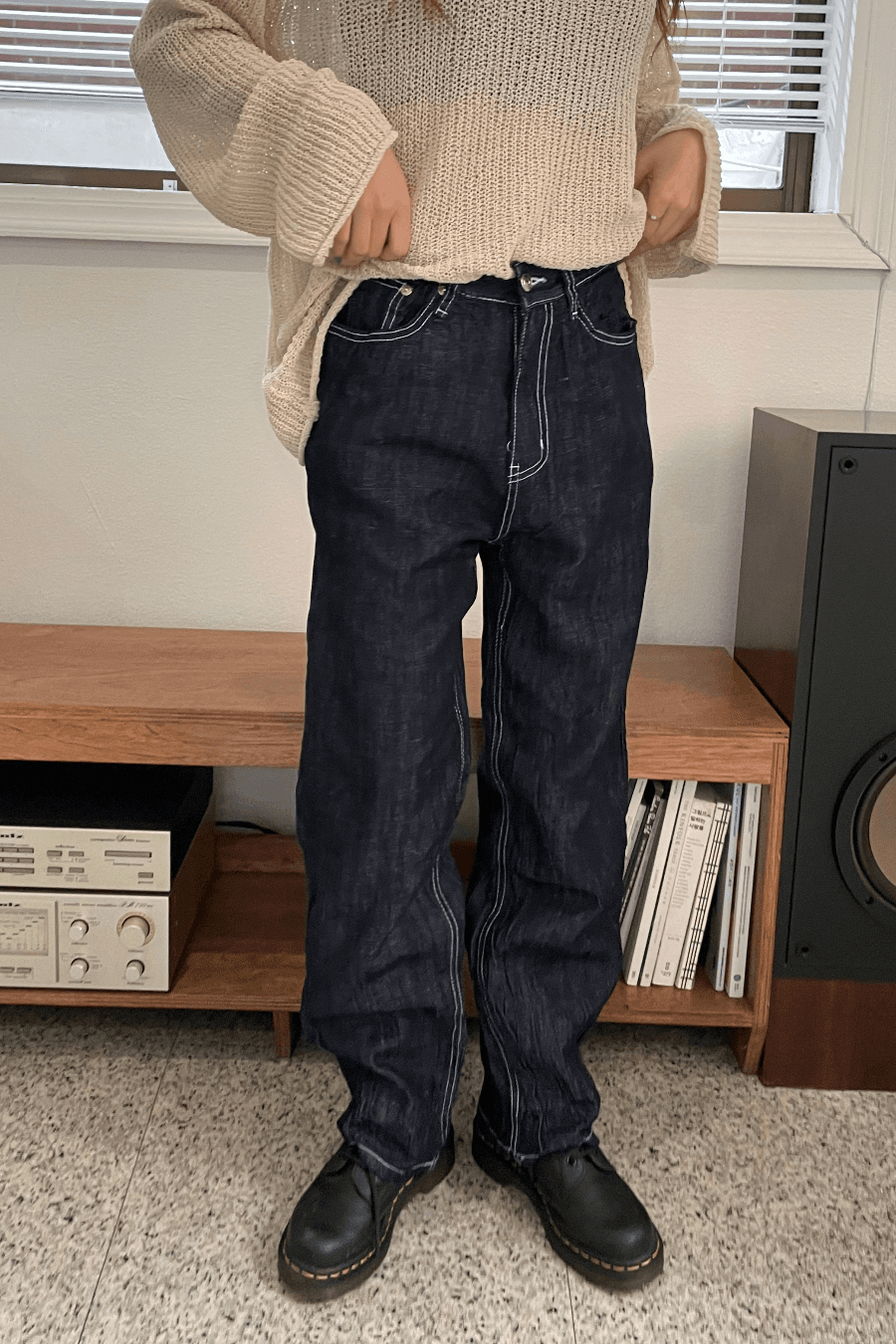 링클 데님 팬츠(6 size)