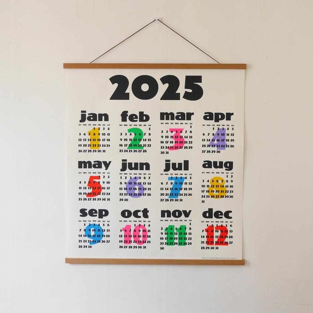 2025년 포스터 달력 대형 빅사이즈 캘린더(62x70cm)