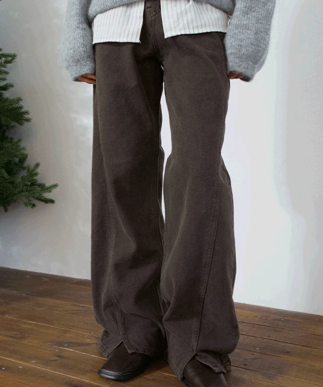 viva wide line pants (2colors)
