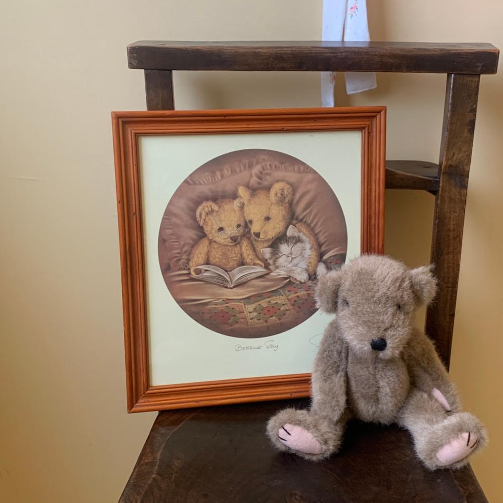 [중고] 빈티지 베어액자 빈티지소품 인테리어