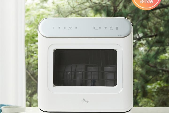 무설치 자동문열림 UV 3인용 식기세척기 DWA-2800P