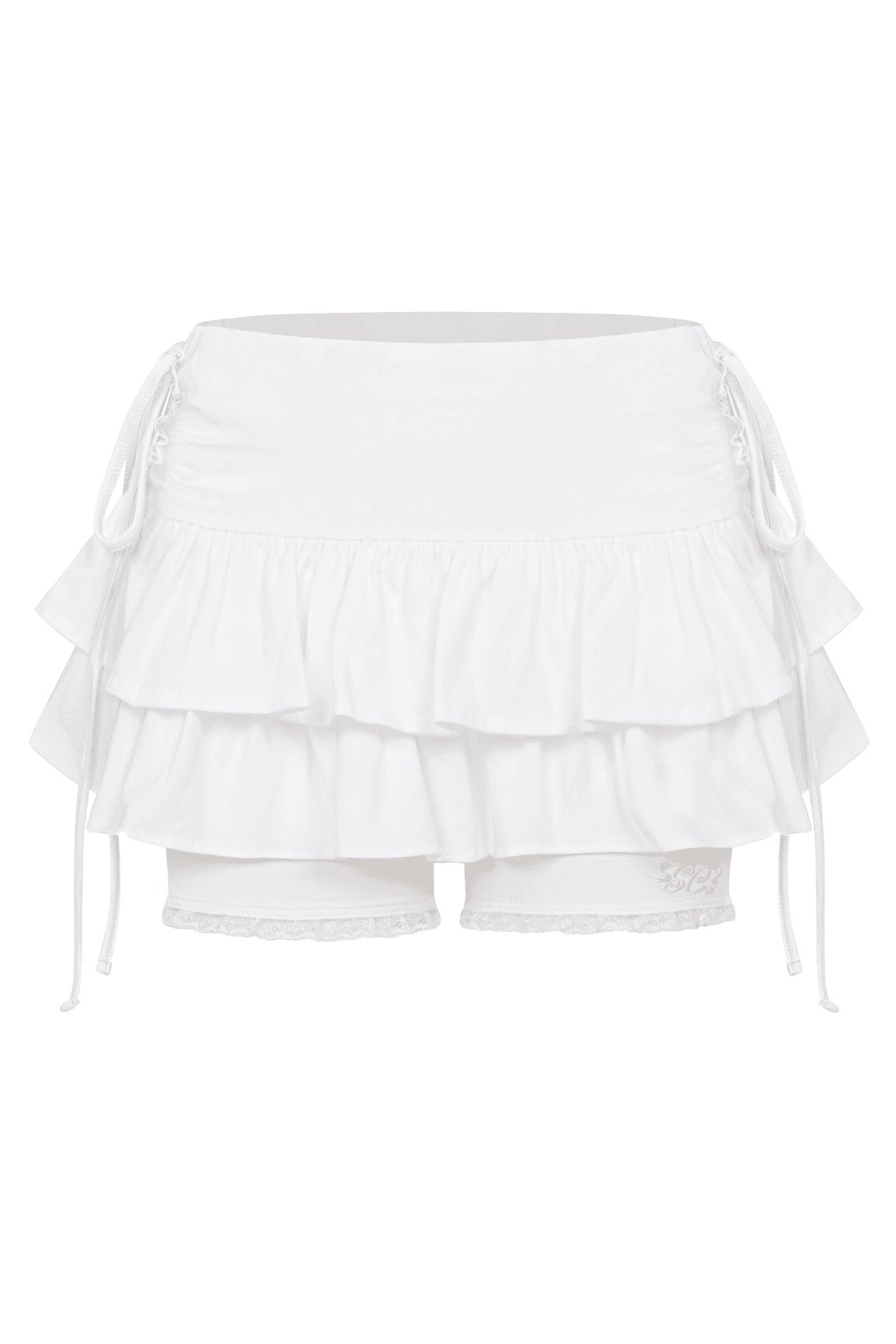 pre-order (~1/10) ♥ DOLLY HIME TRAINING SKORT ♥ (white x white)