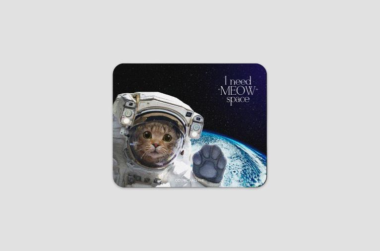 [코즈믹아카이브] 마우스패드_I need “MEOW” space (3차입고)