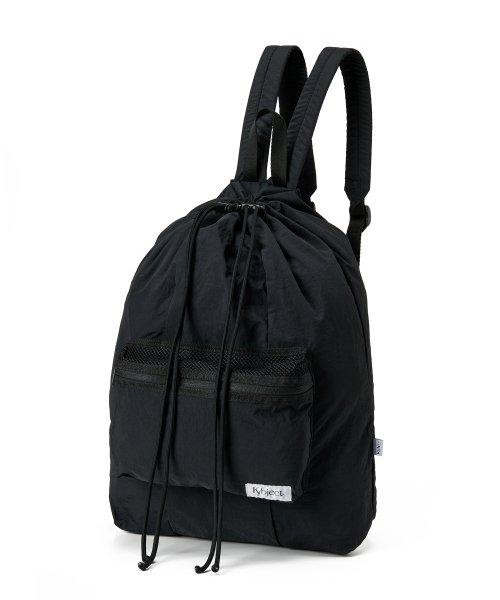 투웨이 바스켓 슬링백팩 블랙