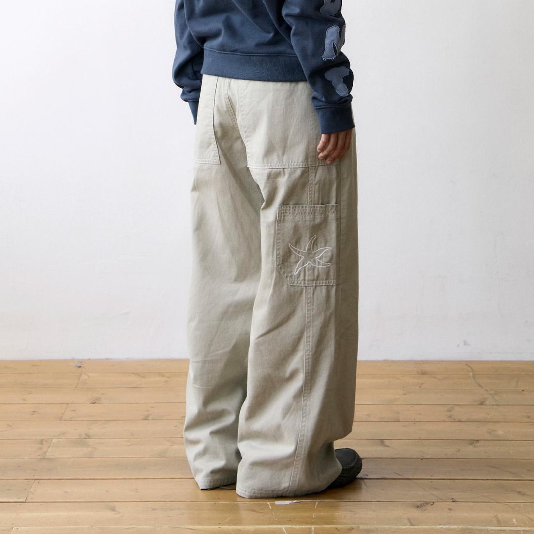 TCM stitch cargo pants (beige grey) (9/3 예약배송)