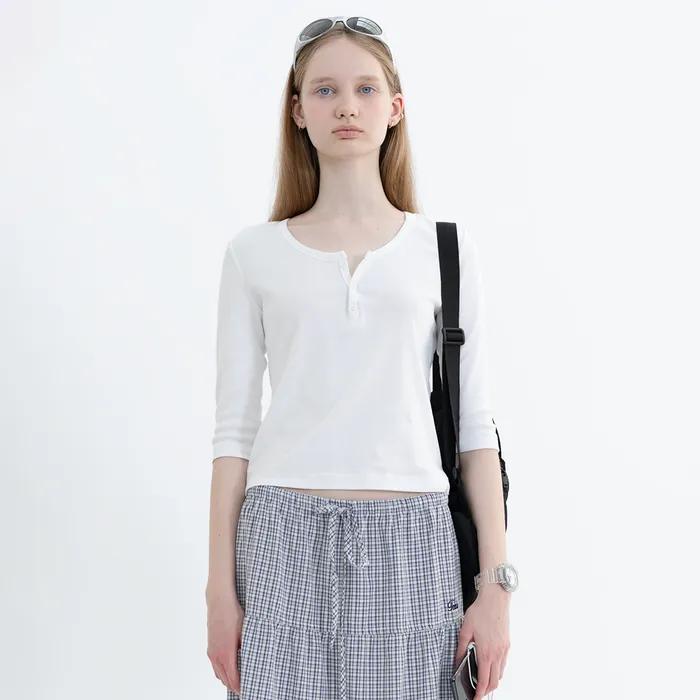 [2nd] Zoe cotton t-shirt_white