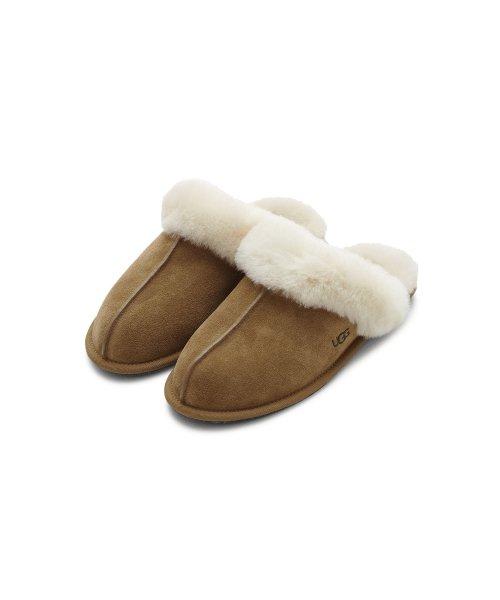 [WOMEN] 쉽스킨 스웨이드 슬리퍼 (스커페트 II) - 체스넛 / 1106872CHE