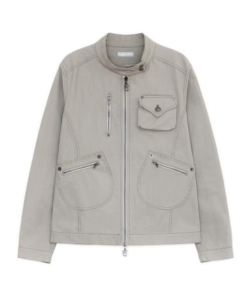 라이더 코튼 자켓 (그레이)