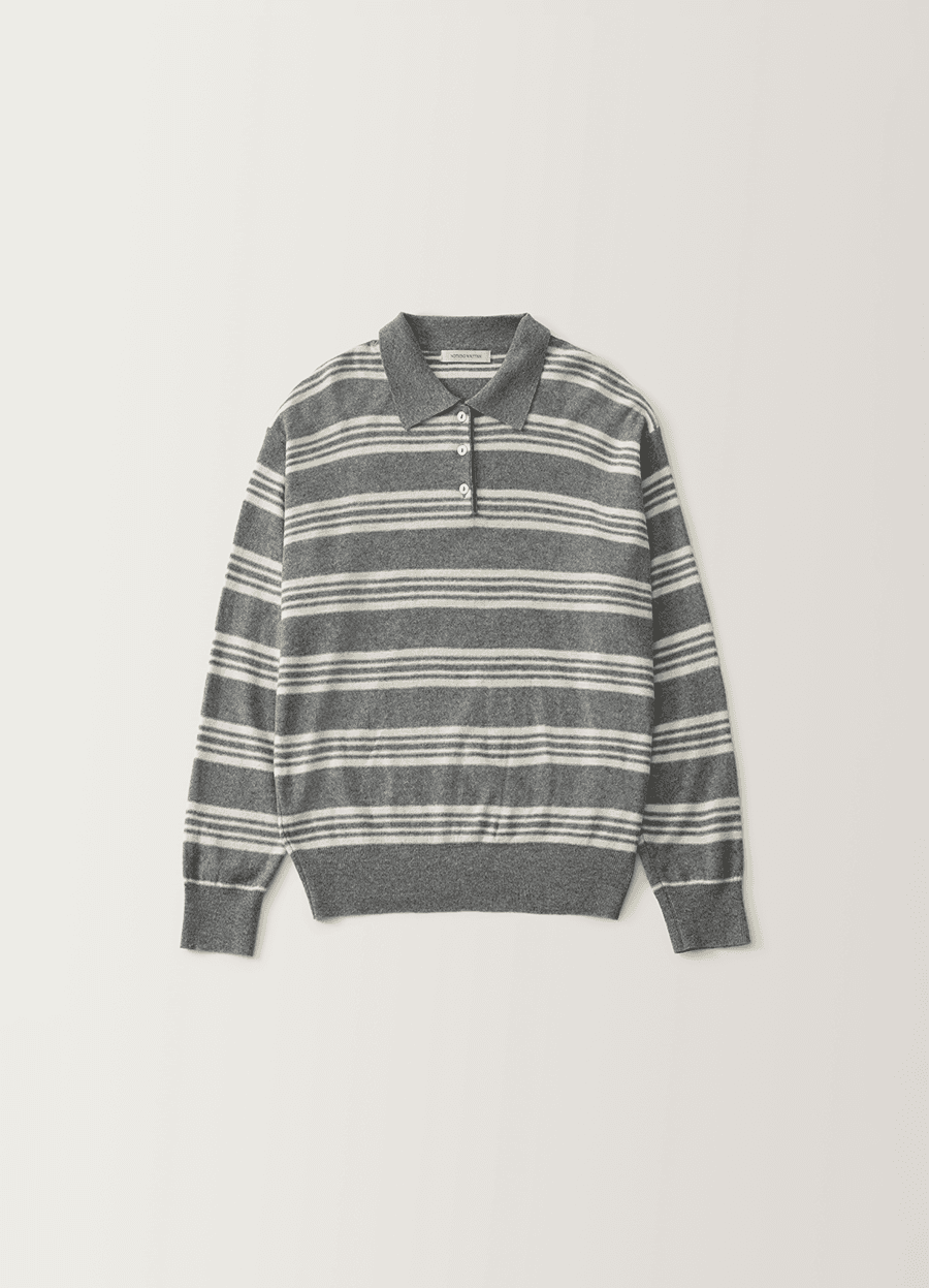 Kevin stripe pullover (Gray)