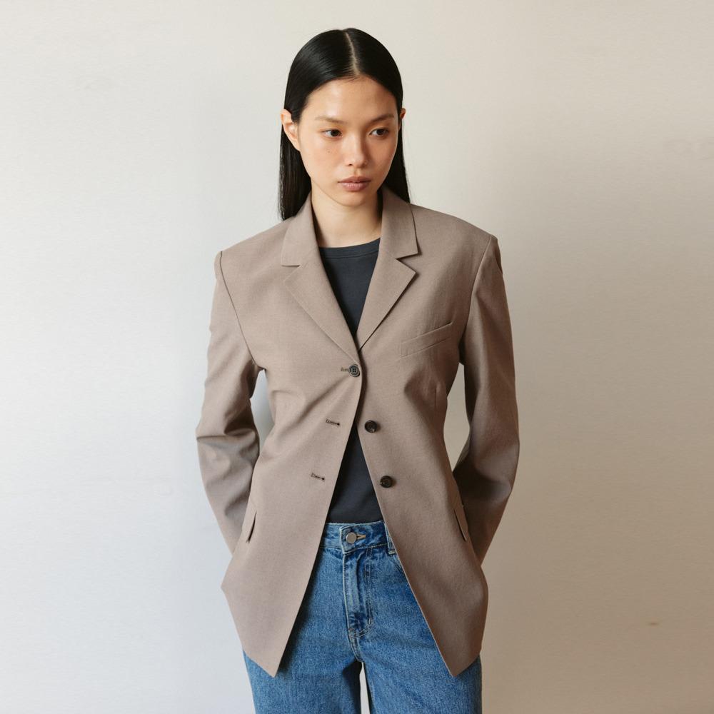 테일러드 자켓 (Black/Brown)_2GSUJK03