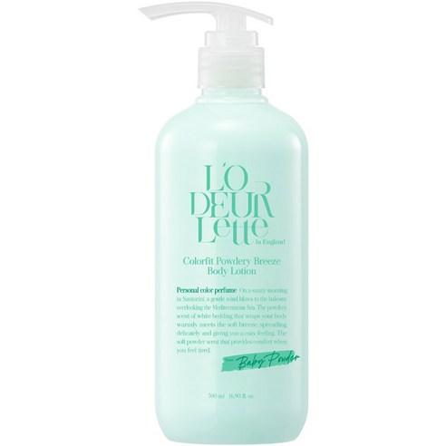 로더렛 인 잉글랜드 컬러핏 파우더리 브리즈 바디 로션 베이비 파우더향, 500ml, 1개
