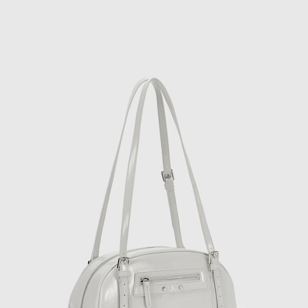 [이주빈 착용] Bowly Bag (Gray-Ivory)