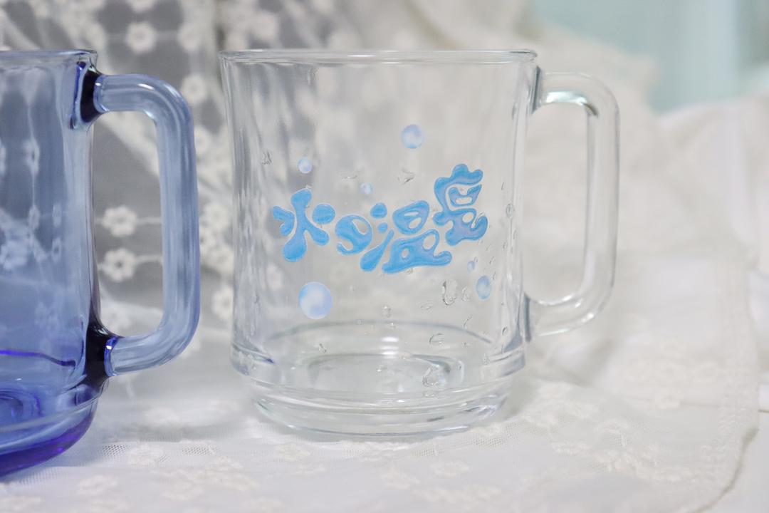 *예약 제품* 물의 온도 유리컵 (310ml)