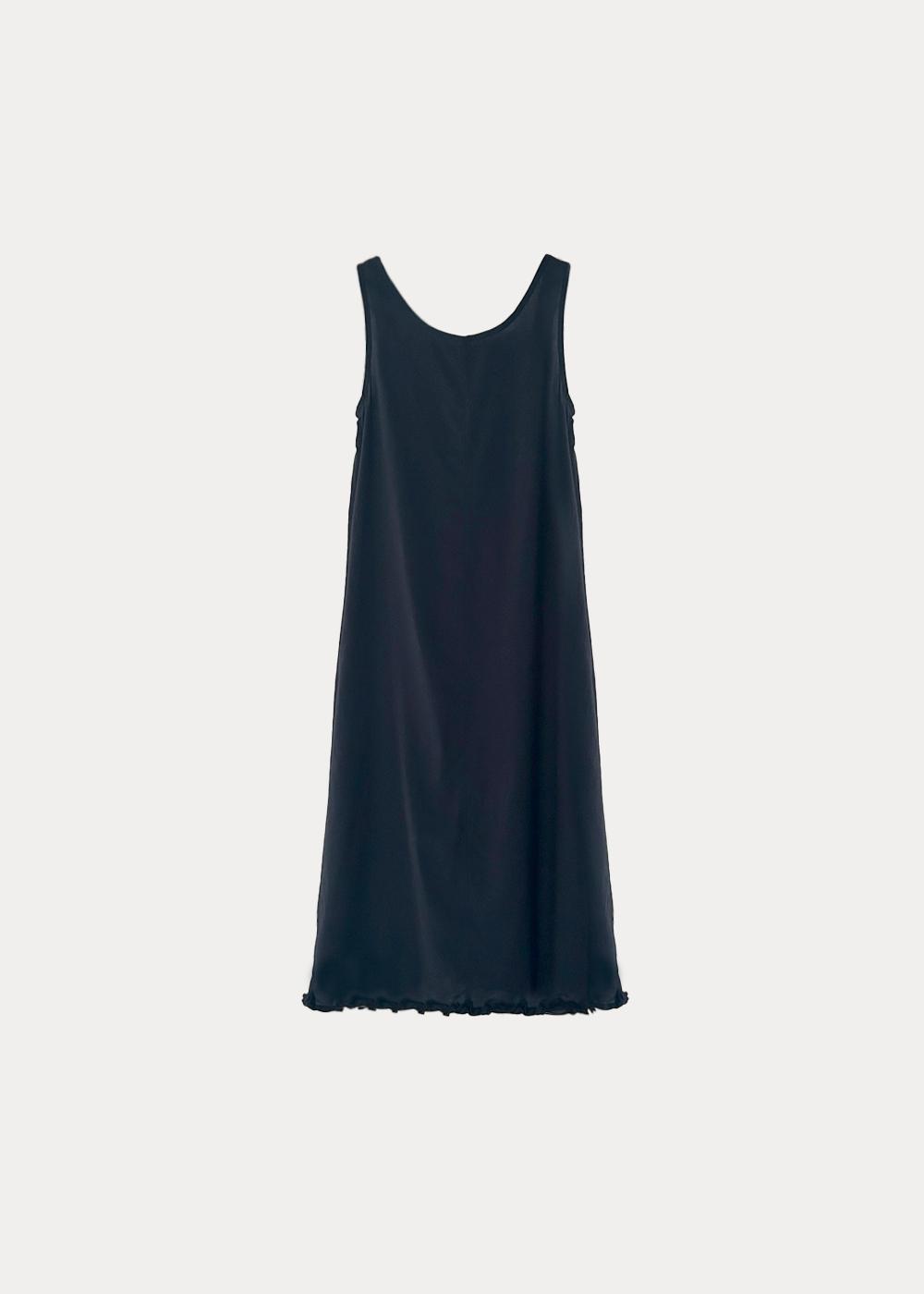 [8/29 배송예정] ribbon hem dress / navy