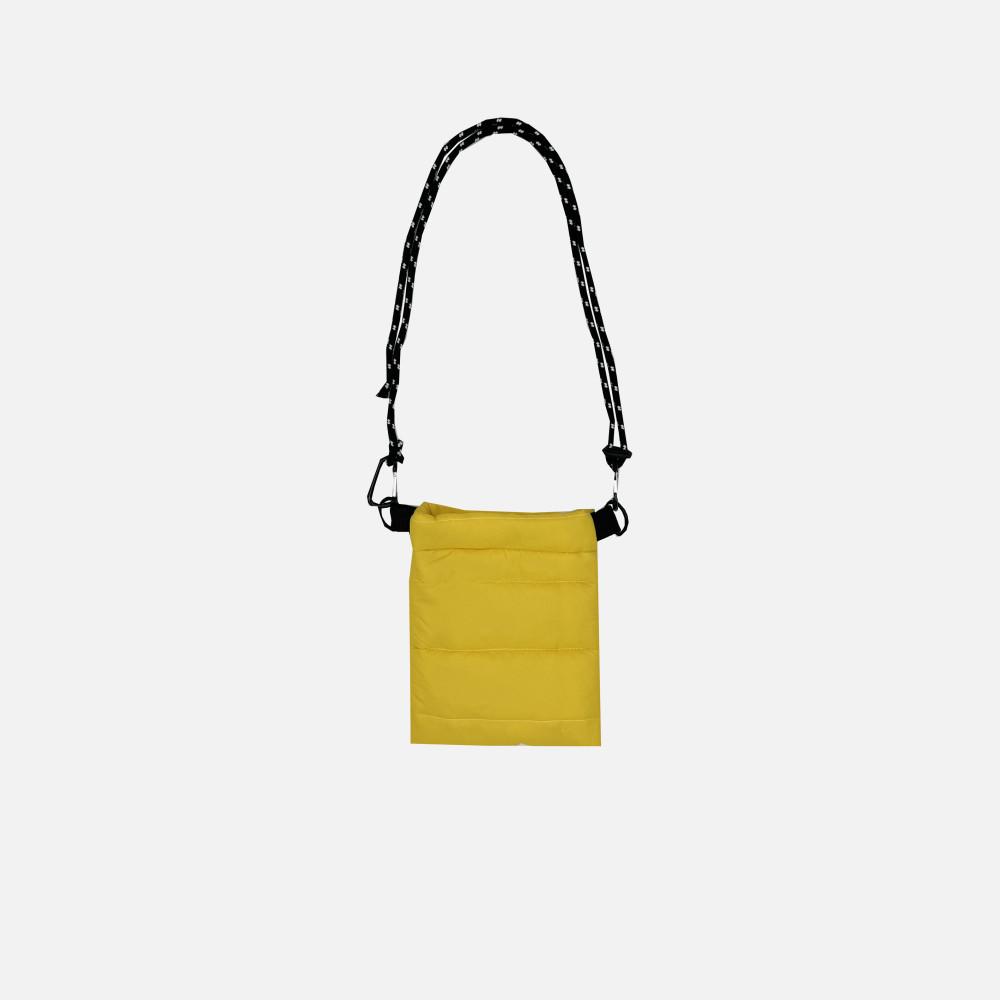 고프코어 캐주얼 패딩 미니 크로스백 샤코슈 사코슈백