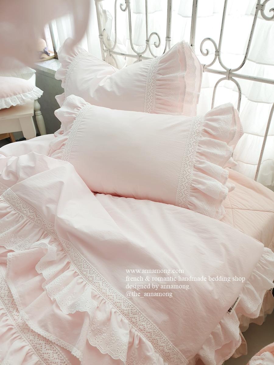 아멜리에 베이비핑크.baby pink 침구(고밀도면)