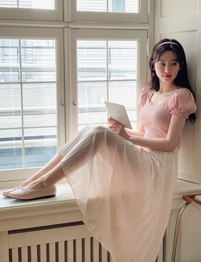 Event10%.Milkcocoa Everyday.Romantic bell puff tee