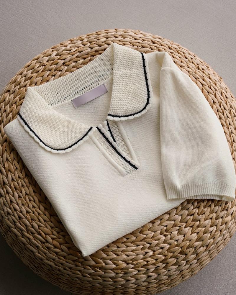 플로츠 카라 니트