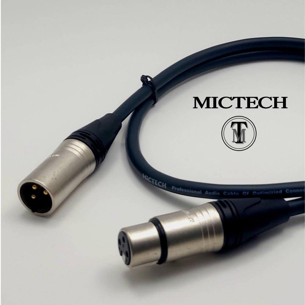 XLR F - XLR M (1M~10M) MICTECH 마이크 기타 케이블 잭 연장