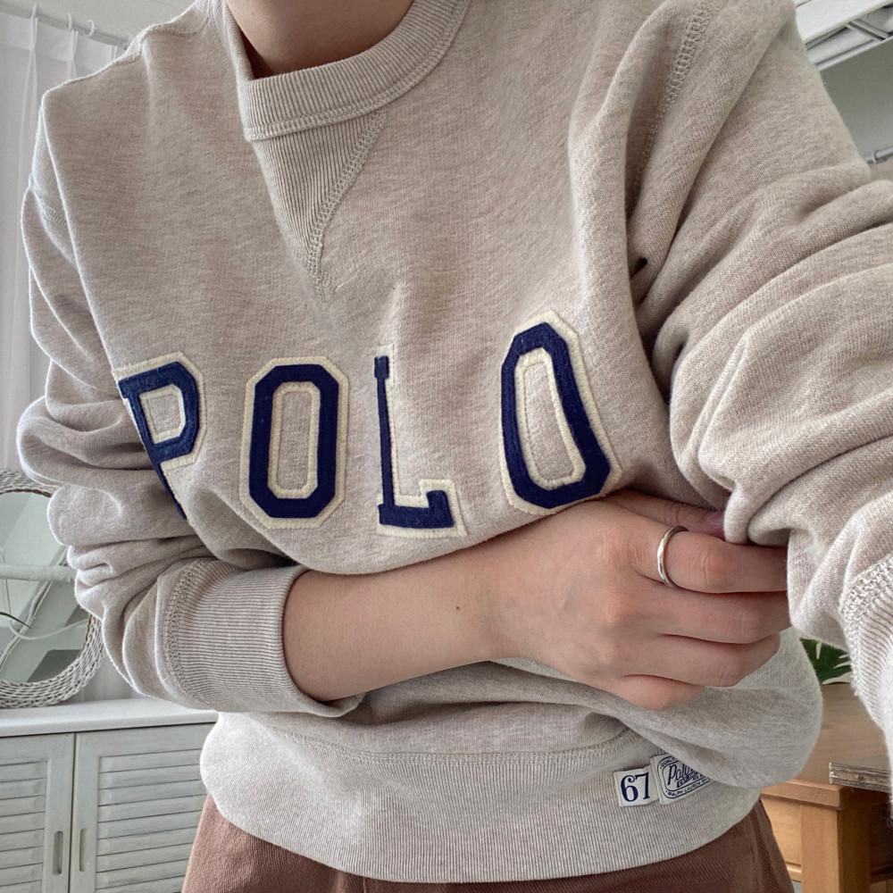 폴로랄프로렌 남성 22FW 자수 기모 맨투맨