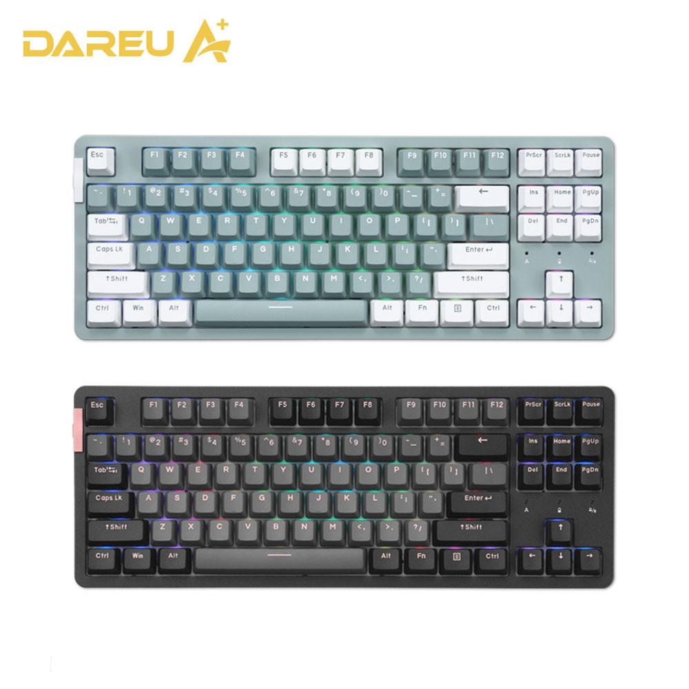 다얼유 A87 Pro 유무선 3Mode 가스켓 텐키리스 퀵스왑 기계식 키보드
