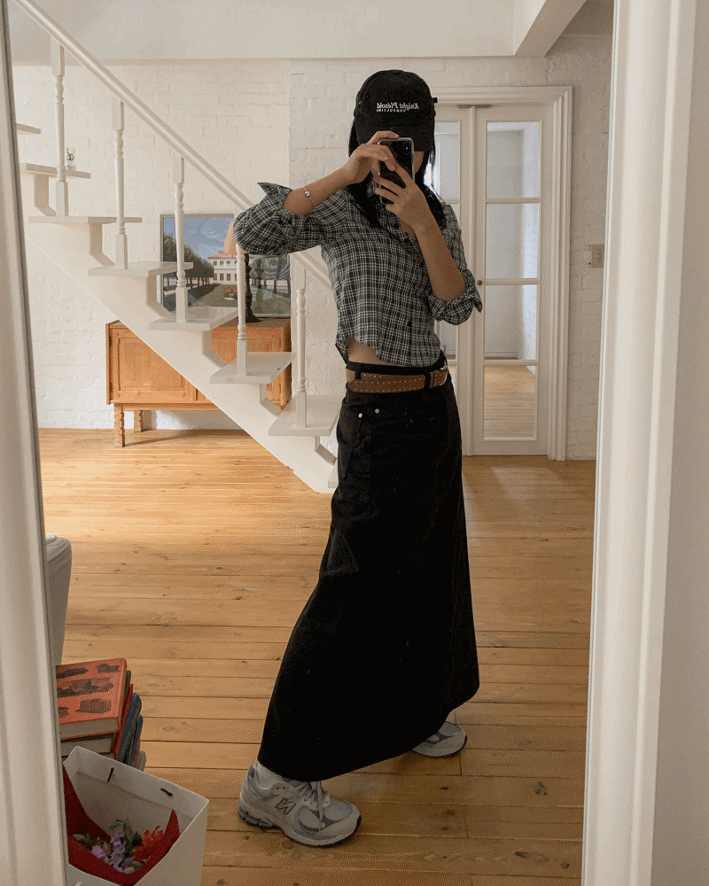노어슨 COTTON MAXI LONG SK