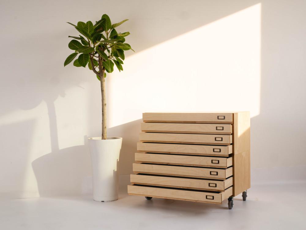 [메이커스덴] 자작 지류함/Artist Drawer Birch