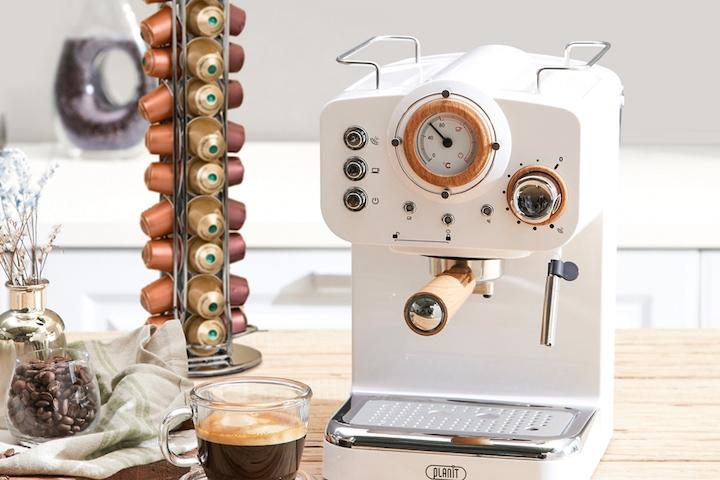 노르딕감성 커피머신PCM-NF15 2in1 캡슐겸용(+원두/샷잔)