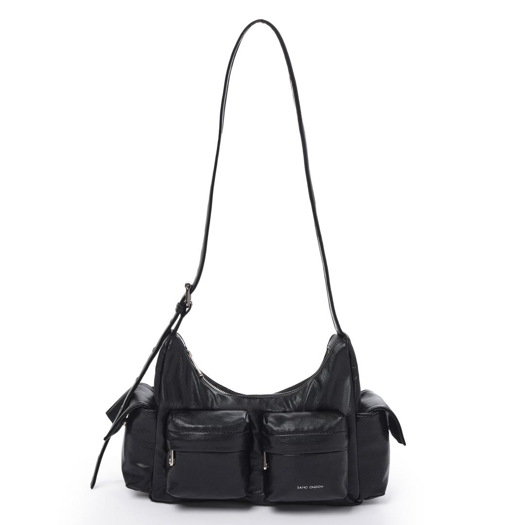 포켓 머그백 pocket mug bag M nappa black 세이모온도
