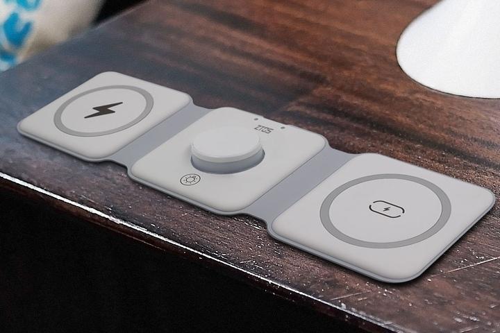 지토스 3IN1 맥세이프 충전기 고속 무선 충전패드 삼성 갤럭시워치 15W