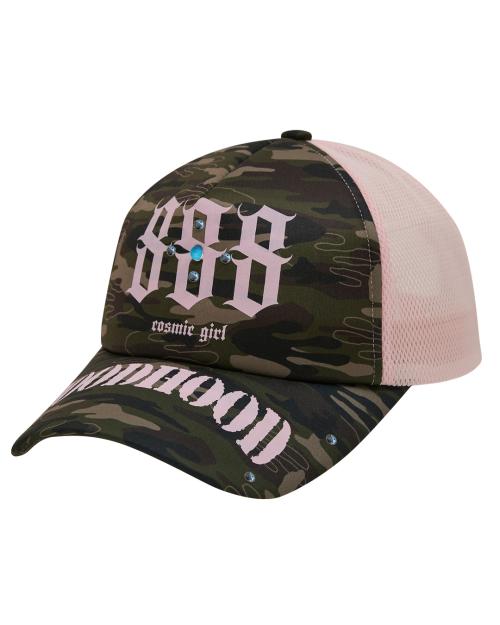 888 메쉬 트러커 캡 카모