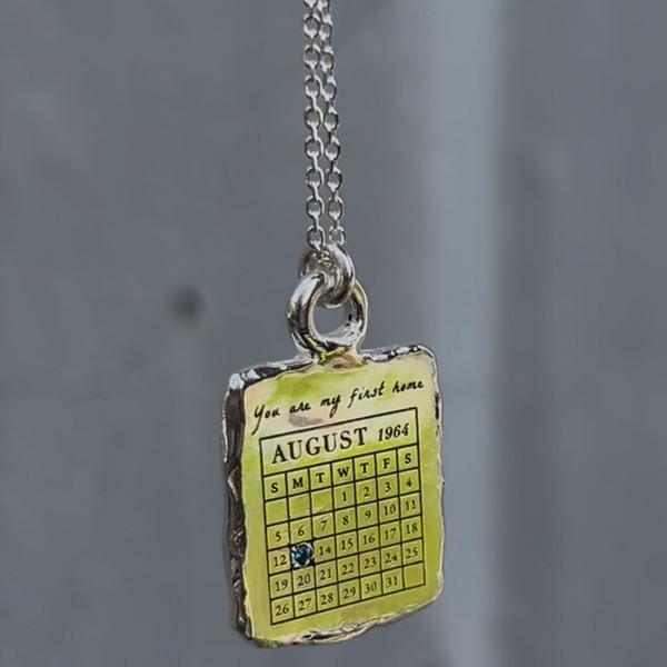 [exclusive]Timeless Calendar necklace