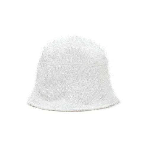 MUSHROOM HAT_FEATHER WHITE